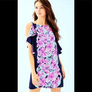 Kara Dress Bright Navy